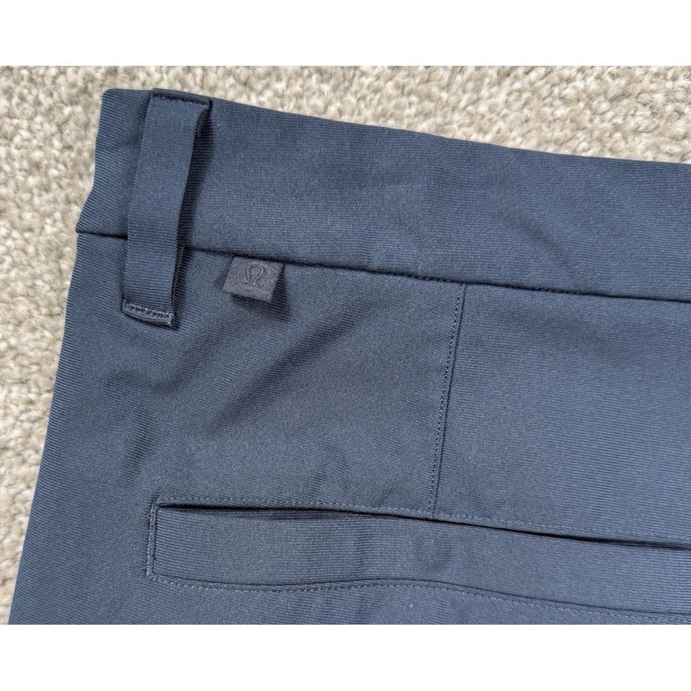 Lululemon Commission Golf Shorts Mens 36 Navy Stretch Performance 9" - Picture 6 of 10
